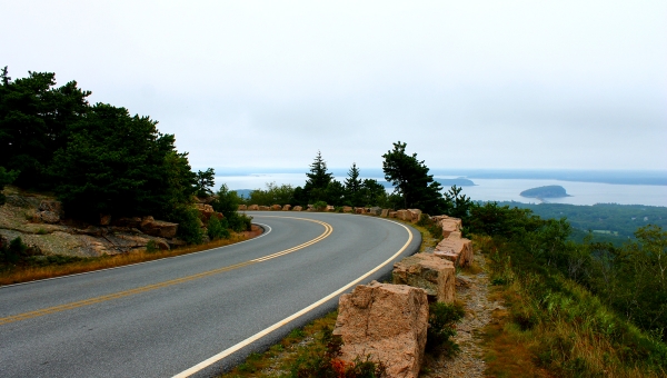 The Road Up Cadillac Mountain